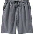 thumbnail image 1 of Men’s Pajama Shorts Cotton Sleep Short Pockets Sleep Bottoms Plaid Lounge Shorts, 1 of 5
