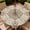 Beige Medallion Rug, variant on ARTSLION Round Outdoor Tablecloth For Up To 36in With Umbrella Hole & Zipper Waterproof Elastic Edge Fitted Table Cover Big Sunflower For Patio Picnic Party, Blue Toile Floral