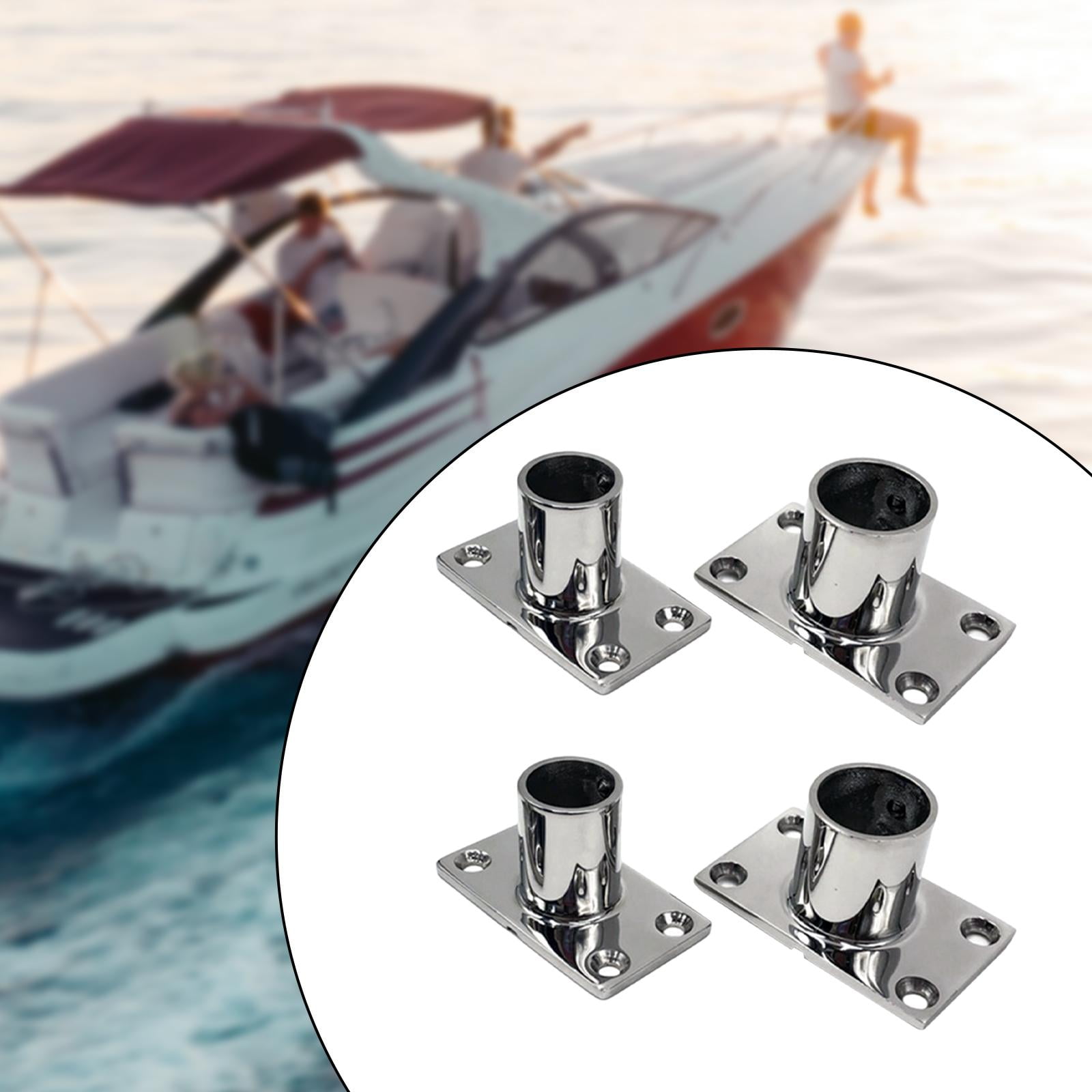 Boat Deck Hardware 316 Stainless Steel Boat Hand Rail Base — Marine ...