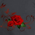thumbnail image 3 of CafePress - Red Roses Long Sleeve Dark T Shirt - Long Sleeve Dark T-Shirt, 3 of 4