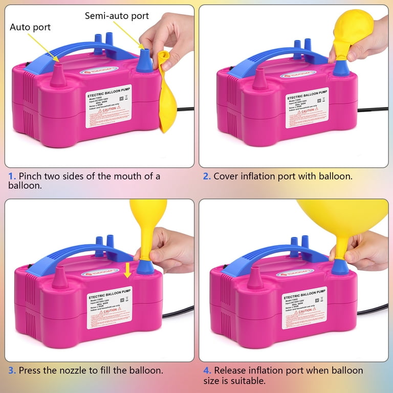ID IDAODAN Electric Balloon Pump, 600W Motor, Portable Air