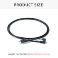 thumbnail image 5 of 1m/2m/3.0m USB C to USB C Cable 180 Degree Bend Type C Charger Cord PD60W Fast Charging for Tablets Phones Black, 5 of 6
