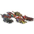 thumbnail image 2 of Modelo de dinosaurio, coche de juguete con retroceso, vehículo de cuatro ruedas, juguete para niños, regalo para bebé (6 uds), 2 of 8