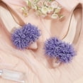 thumbnail image 4 of 3D Fabric Flower Shoe Clips Detachable High Heels Shoe Buckle Wedding Cloth Artificial Flower Shoe Decor Charms Unique Burned Edge Shoe Embellishment for Flats Pumps, 4 of 9
