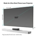 thumbnail image 4 of AWOL VISION 100" Ambient Light Rejecting Screen for Ultra Short Throw Projector, Fresnel Screen for Bright Daylight Room, 4 of 11