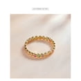 thumbnail image 3 of Anillo de mujer Sonducket Acero inoxidable Chapado en plata Tipo 1 Tamaño 6, 3 of 6