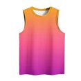 thumbnail image 4 of AherBiu Summer Tank Tops for Women Gradient Color Crewneck Sleeveless Comfy Basic Tees Dailywear Shirts, 4 of 4