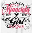 thumbnail image 2 of Minnesota Fancy Feminine Filagree Women's Graphic T Shirt Tees Brisco Brands S, 2 of 5