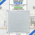 thumbnail image 6 of Stove Hood Vent Filter 8x8" Range Hood Filter Replacement for BCC024600 Ventline Range Hood Vent Filter for Exhaust Fan - Aluminum Mesh Grease Filter for Range Hood-Filters Kitchen Oven Air (2-Pack), 6 of 6