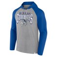 thumbnail image 2 of Men's Fanatics Silver/Navy Dallas Cowboys Under Center Long Sleeve Hoodie T-Shirt, 2 of 3