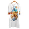thumbnail image 3 of Robe Évasée Nœud Cœur Planétaire, Design Mode, Grande Taille, Robe Ample, Planète Lune, Espace, Univers, Nerd Surréaliste, 3 of 4