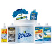 Star brite Boat Care Kit with Durable Vinyl Bucket & Marine Cleaners