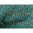 thumbnail image 4 of oneOone Cotton Poplin Fabric Leaves & Floral Block Print Sewing Fabric BTY 56 Inch Wide, 4 of 4