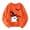 Z04-Orange, variant on MUXiin Kids Halloween Sweatshirt Girls Boys Skeleton Pumpkin Ghost Toddler Shirt Crewneck Long Sleeve Graphic Top for 2-3 Years