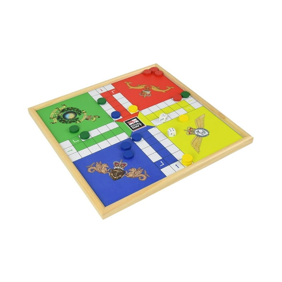 Wooden Uckers Game - Royal Navy Edition