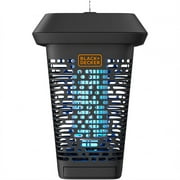BLACK DECKER Bug Zapper | Electric UV Insect Catcher & Killer for Flies, Mosquitoes, Gnats & Other Small to Large Flying Pests | 1 Acre Outdoor Coverage for Home, Deck, Garden, Patio, Camping & More