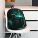 thumbnail image 5 of Disketp Green Lightning Flash Mochila Ligera Clásica con Múltiples Bolsillos, Mochila Casual para Hombre y Mujer, Ideal para Escuela, Trabajo y Viajes, 5 of 6
