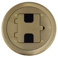 Bryant Electric RF406BR Floor Box Kit, Brass