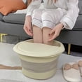 thumbnail image 4 of Bathing Comfort Series Foldable Thickened Foot Spa Mat for Home Dehumidifying Soothing Massage Daily Use Bathroom Accessory, 4 of 6