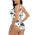 thumbnail image 4 of Honeii Tractor And Vehicle for women's one-piece swimsuit featuring a chic one-shoulder design experience elegance and style in the water-Large, 4 of 6