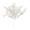 D White, variant on Solid Color Glitter Christmas Simulation Flower, 8.66In Flocked, Party Arrangement, Home Holiday Decoration, Christmas Gift Wrapping, Festival Creation Decor