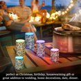 thumbnail image 4 of Yayeee Flameless Candles with Remote Flickering Battery Operated Multi Color Changing, Leopard Pattern, 4 of 7