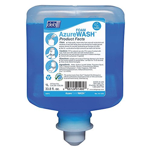 Deb-AZU1L - Recharge de 1000 ml de Nettoyant Moussant Azur Deb Refresh, 6/CS par Deb Stoko