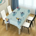 thumbnail image 4 of Yayeee Tablecloths 54" x 72" Rectangle Wrinkle Resistant Party Table Cover, Ice Hockey, 4 of 8