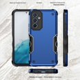 thumbnail image 3 of Military Grade Shockproof Hybrid Armor Case for Samsung Galaxy A35 5G - Blue, 3 of 7