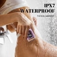 thumbnail image 6 of Nogroa Electric Razor for Women: Mini Electric Foil Shaver with IPX7 Waterproof Led Display - Rechargeable Bikini Trimmer - Cordless Portable Body Hair Trimmer for Underarm Leg Arm Face, Purple, 6 of 8