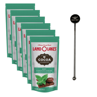 12 Pack)Land O'Lakes Cocoa Classics, Hot Cocoa Mix, Mint