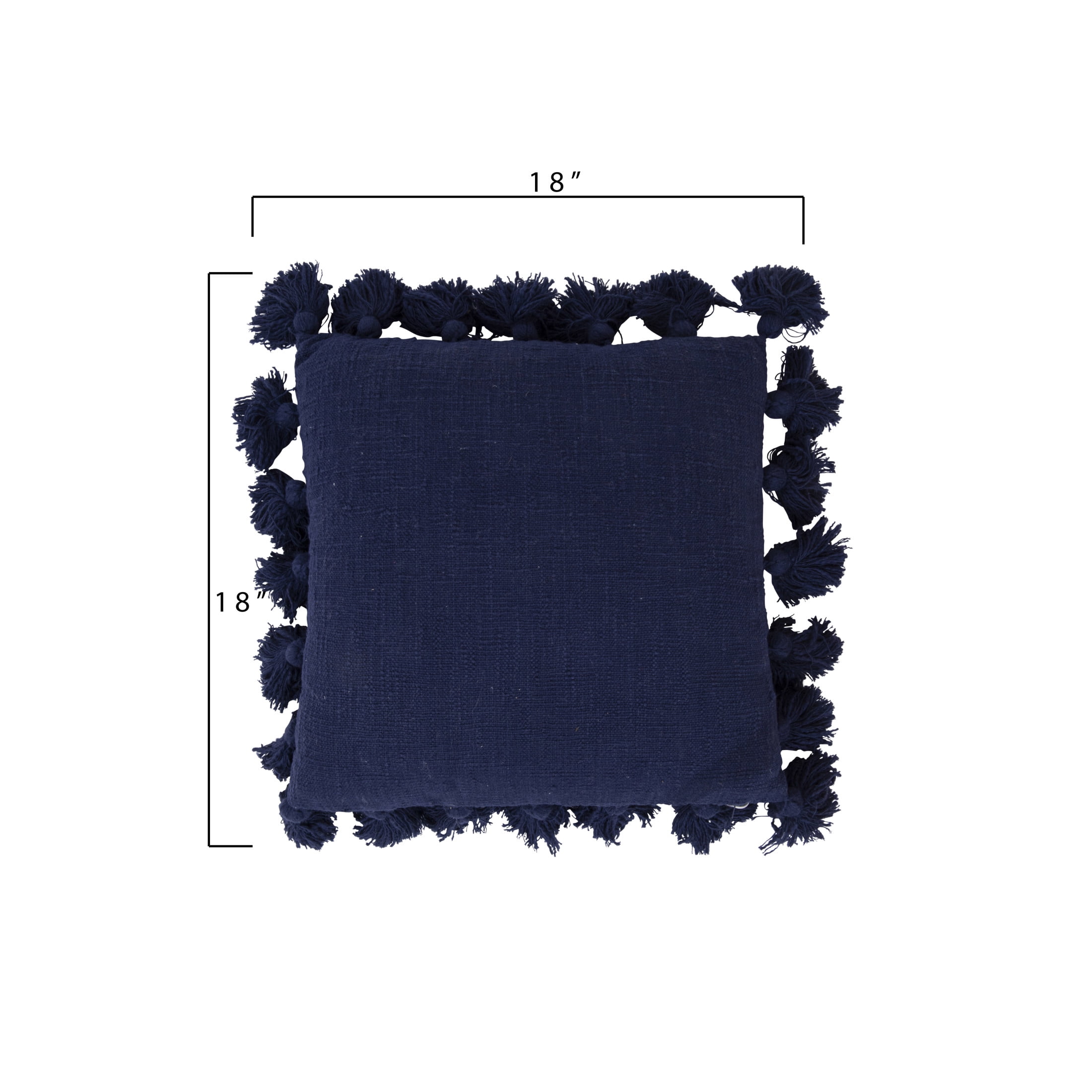 Creative Co-Op Woven Slub Pillow - Thumbnail 4