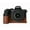 Brown, variant on GadgetCom Camera Half Case Compatible with Nikon Z50II Z50 Mark 2 II , Anti-Slip PU Leather Shell Protective Cover