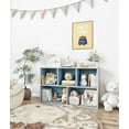 thumbnail image 3 of Montessori Toy Storage Shelf, Kids Toy and Book Storage Organizer with Cube Shelves for Kids Room Playroom Livingroom, White, 3 of 7