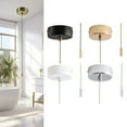 thumbnail image 3 of Pull Cord Light Switch Bathroom Ceiling Light Pull Cord Switch with 150cm Chain, 3 of 5