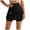 Black, variant on Women's High Waist Fitness Tennis Skort Summer Athletic Skirt with Built-in Shorts Yoga Workout Running (Green, XXL)