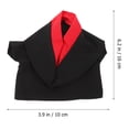 thumbnail image 2 of 1 Ensemble Vêtements d'Ours de Collation des Grades Mini Toge de Collation des Grades Robe pour Poupée Ours Peluche Animal en Peluche Toge et Tenue de Collation des Grades, 2 of 8