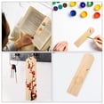 thumbnail image 5 of WORGEOUS 20 Sets  of Wooden Bookmarks Blank Page Markers Diy Hanging Tags Carving Bookmarks, 5 of 8