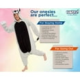 thumbnail image 5 of Funziez! Raccoon Men's Novelty Union Suit - Medium, 5 of 7