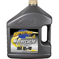 Spectro Golden 4 Synthetic Petroleum Blend Motorcycle Engine Lubricant 10w40 Oil - 4 Liters