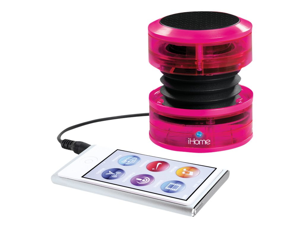 Refurbished iHome IHM60PN Portable Neon Series Rechargeable Speaker w/3