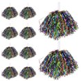 thumbnail image 4 of Milisten Cheerleader Pompoms Multi Colored Plastic For Parties 10Pcs 11.8X1.6X1.6In, 4 of 8