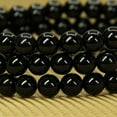 thumbnail image 4 of Natural A Grade Black Tourmaline Gemstone 6mm Round Beads Stretch Bracelet 7" Unisex, 4 of 5