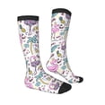 thumbnail image 3 of Balery Summer With Flamingo Fun Novelty Socks Men'S Women'S Crew Socks Funny Crazy Novelty Socks Quirky And Cool Socks, 3 of 9