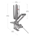 thumbnail image 2 of ALDKitchen Churro Filler | Commercial Cream Filling Machine | Stainless Steel Churro Stuffer | 5 L | Manual Control, 2 of 8