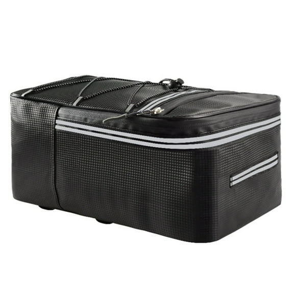 Bike Trunk Bag Bicycle Rear Water Rack with Waterproof Rain Cover Cycling Bikepacking 12L