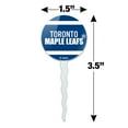 thumbnail image 6 of NHL Toronto Maple Leafs Logo Cupcake Picks Toppers Decoration Set of 6, 6 of 7