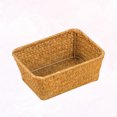thumbnail image 6 of Rattan Woven Storage Box Portable Tea Cake Storage Basket Delicate Tea Set Accessories Lightweight Storage Basket for Home (Size S), 6 of 8