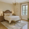 thumbnail image 7 of Addison Rugs Mayfield Premium Machine Washable Transitional Waves Beige Rectangle Rug, 8' x 10', 7 of 7