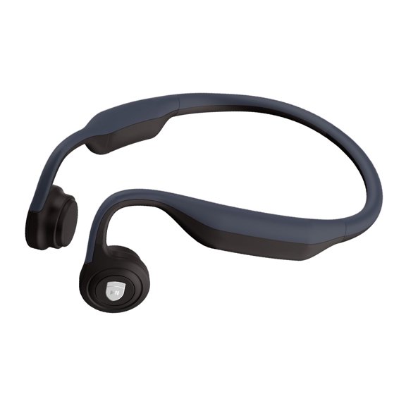 Lian LifeStyle Premium Bone Conduction Headphones Lightweight & Waterproof w/ Mic & Bluetooth Wireless Over Ear Headset Suitable for Sports LY BCH368 Ink Blue